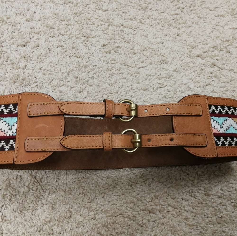 Leather belt